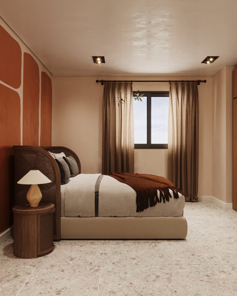 Modern mobilyalı yaşam alanı